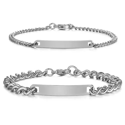 Personalisierbares Cuban Link Armband Set – 1 kaufen 1 gratis