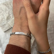 Personalisierbares Cuban Link Armband Set – 1 kaufen 1 gratis