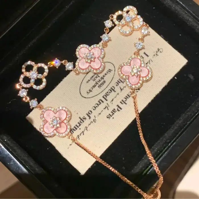 Sakura Kleeblatt Armband